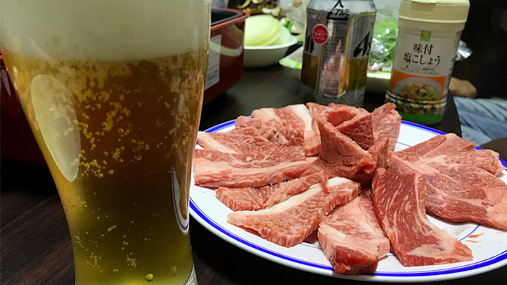 画像_ビールとお肉
