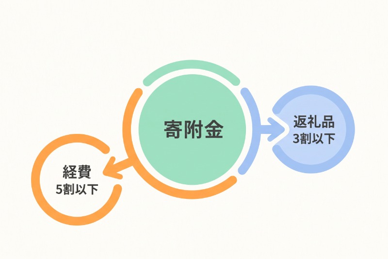 総務省が定める返礼品の調達費用ルールと還元率の関係
