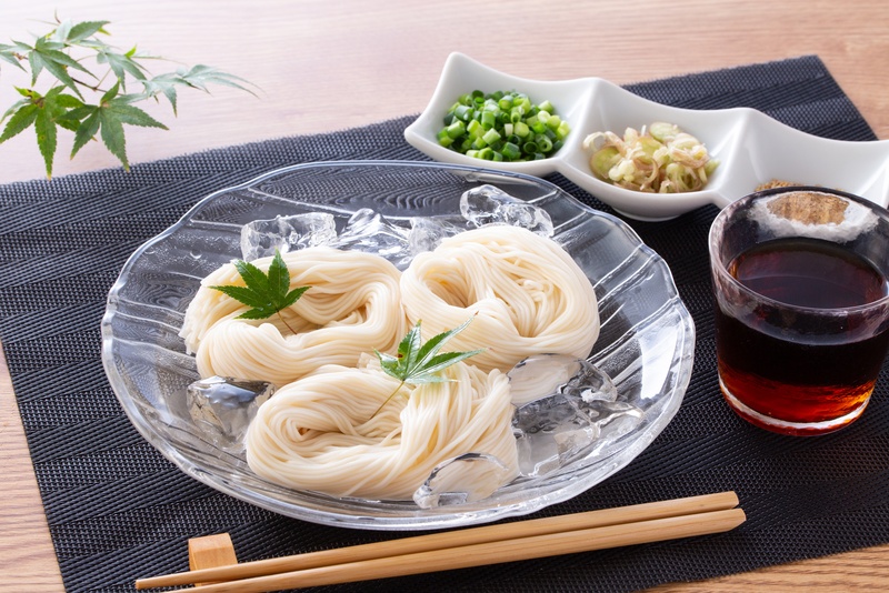 茹でたそうめんの保存方法