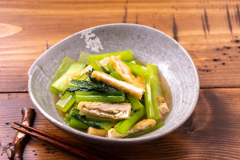 小松菜のレシピ：人気・定番のもの