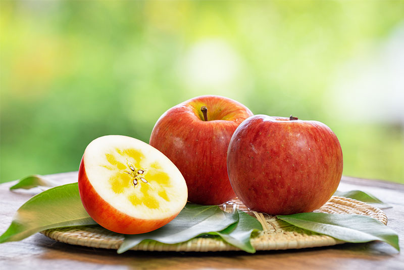 りんごの主な栄養とその効能