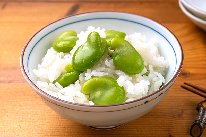 茹でたそら豆のアレンジ方法