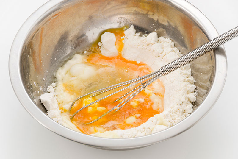 小麦粉をベースにした天ぷら粉の代用品