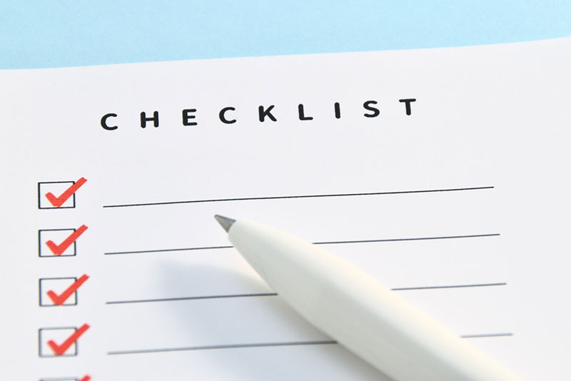 手続きの流れと必要書類(チェックリスト)