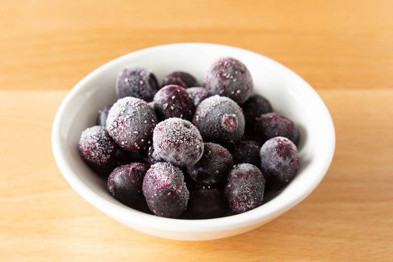 冷凍ブルーベリーの効能・効果