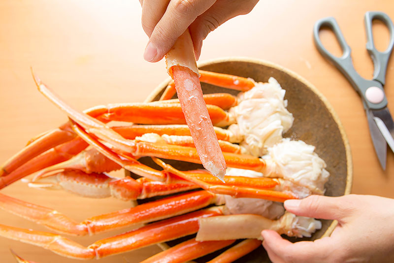 カニの基本の食べ方(むき方・さばき方)