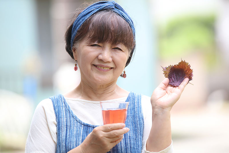 しそジュースに含まれる成分と効能