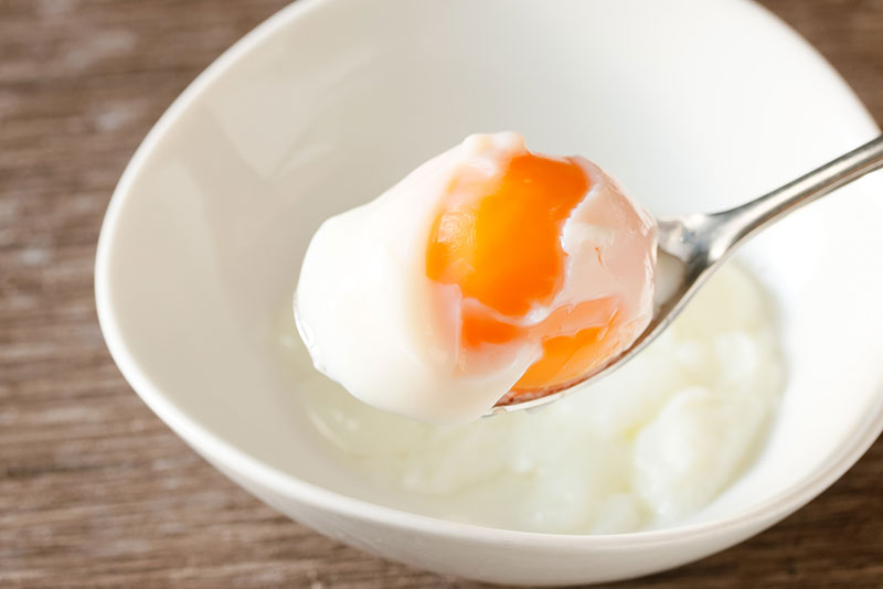 温泉卵を使ったアレンジレシピ