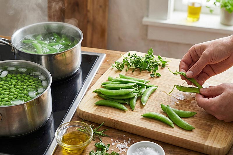 スナップエンドウのおいしさを引き出す基本
