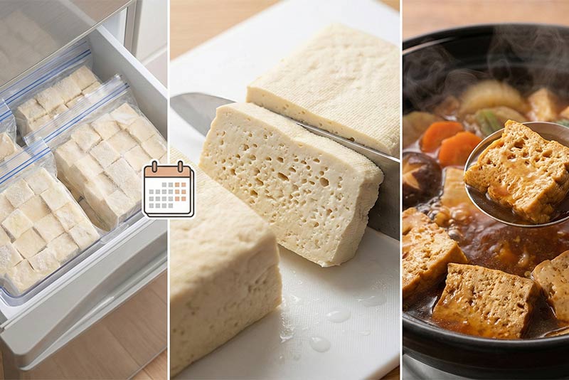 豆腐を冷凍するメリット