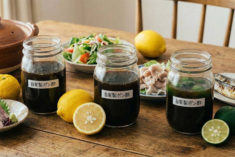 材料別に楽しむポン酢のアレンジ例