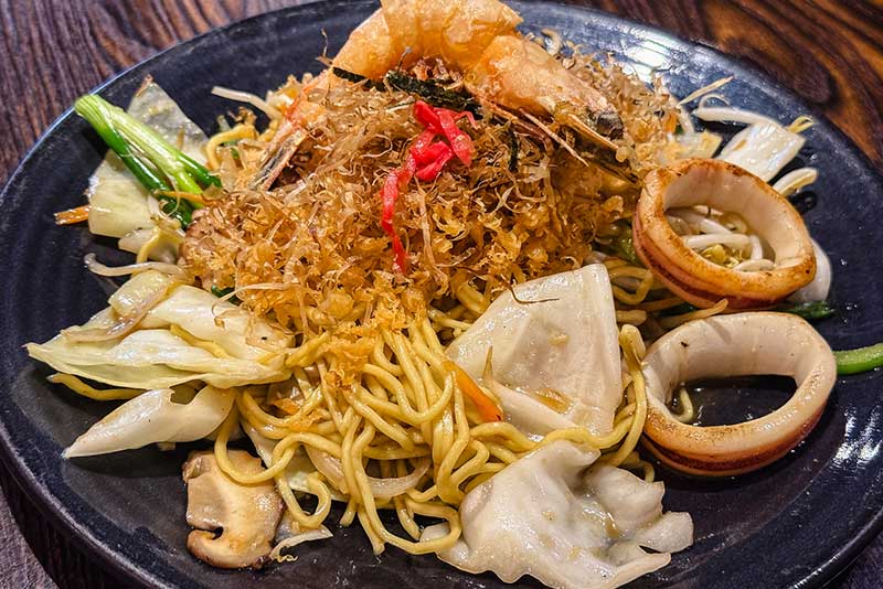 焼きそばの定番具材:海鮮