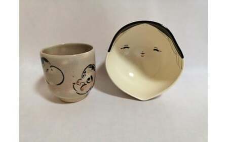 京都 伝統 工芸品 清水焼 湯呑・小茶碗セット