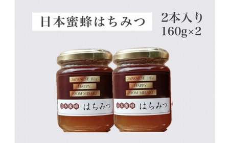 日本蜜蜂はちみつ２本入り【えひめの町（超）推し！（伊方町）】(356)