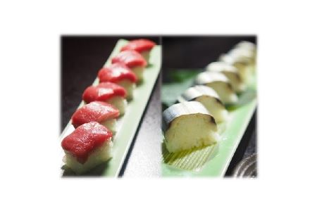 まぐろ 秋刀魚 さんま サンマ 鮪 お寿司 寿司 / 熊野の寿司お試しセット（本まぐろ、さんま）【med003】