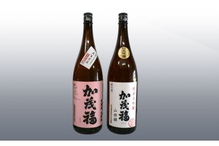 加茂福　純米大吟醸　純米吟醸　原酒セット 1.8L×2本