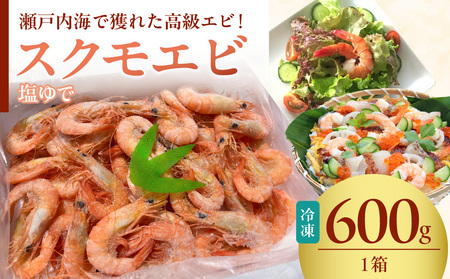 瀬戸内海産 ボイル スクモエビ 600g ボイルエビ 海老 エビ料理 国産 エビ 殻付きエビ 贈答用 海鮮