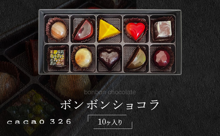 cacao 326 ボンボンショコラ10ヶ入り_Dw010