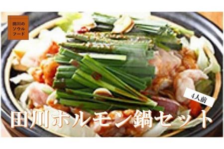 田川ホルモン鍋セット（4人前程度） 【ギフト用】