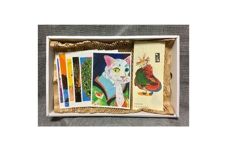 【オリジナルアートセット5】ポストカード(6枚)・一筆箋(1冊)【1084754】