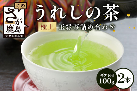 うれしの茶　極上玉緑茶　2本入　詰め合わせ（ギフト用）　B-752