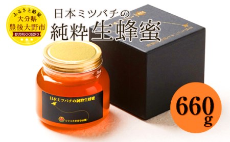 025-765 日本ミツバチ の 純粋 生蜂蜜 660g ハチミツ はちみつ 国産 生はちみつ