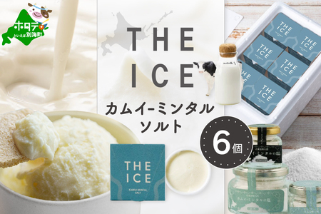 【THE ICE】 KAMUI-MINTAL SALT（カムイ・ミンタルソルト）ジェラート 6個セット CJ0000212