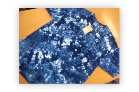 羽生市伝統工芸　藍染めTシャツ