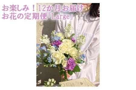 No.117 お楽しみ！12か月お届け　お花の定期便「Large」