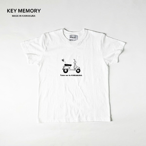 【3サイズ】【KEYEMORY鎌倉】ベスパTシャツ　WHITE