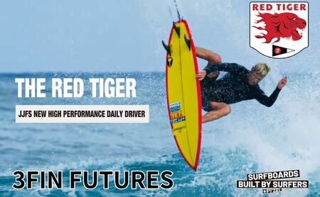 PYZEL SURFBOARDS RED TIGER 3FIN FUTURES サーフボード パイゼル 初心者 中級者 サーフィン 藤沢市 江ノ島 5'5"