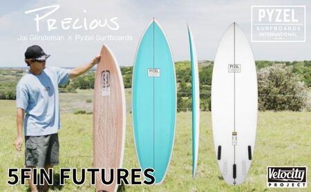 PYZEL SURFBOARDS PRECIUS 5FIN FUTURES サーフボード パイゼル　サーフィン 藤沢市 江ノ島 5'4"