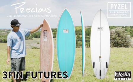 PYZEL SURFBOARDS PRECIUS 3FIN FUTURES サーフボード パイゼル　サーフィン 藤沢市 江ノ島 5'4"