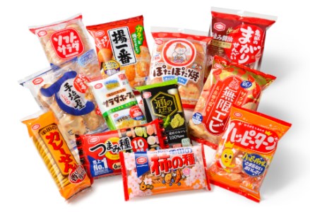 亀田製菓 米菓詰合せセット ハッピーターン 柿の種 サラダホープ ソフトサラダ など 2A06008