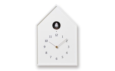 Birdhouse Clock / ホワイト（NY16-12 WH）レムノス?Lemnos?時計