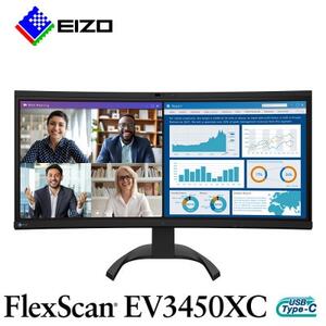 EIZO 34.1型ウルトラワイド曲面モニター FlexScan EV3450XC ブラック【1512944】