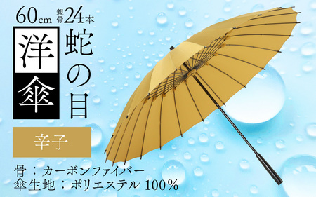 【辛子】蛇の目洋傘　雨傘(親骨60㎝) [N-035008_02]