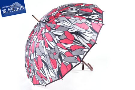 高級雨傘【チューリップ】赤色