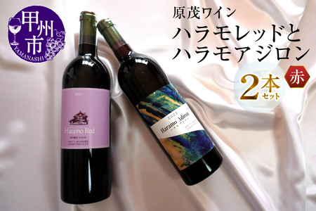 原茂ワインが贈るハラモレッドとアジロン赤2本セット（MG）B15-731