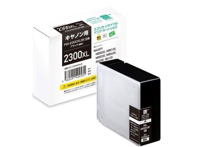 エコリカ【キヤノン用】 PGI-2300XLBK互換リサイクルインク ブラック（型番：ECI-C2300XLB）