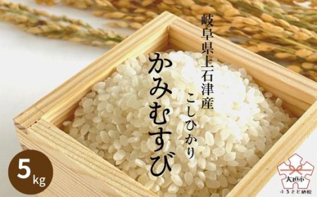 かみいしづのお米『かみむすび』(こしひかり) 白米・5kg