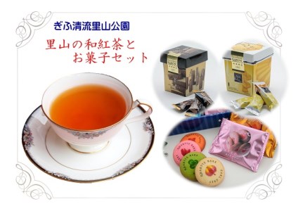 里山の和紅茶とお菓子セット M20S36
