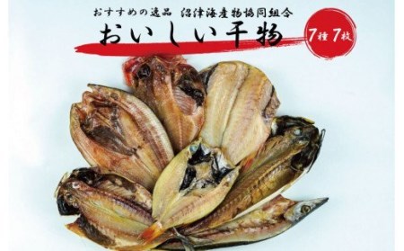 沼津海産物のおいしい干物おすすめの逸品7種7枚