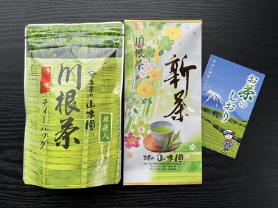 6-10 新茶　厳選川根茶・ティーバッグ ２種セット