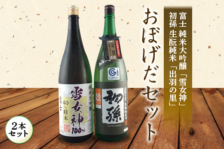 おぼげだセット 日本酒2本セット F2Y-1262