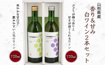 【王将果樹園】オリジナルワイン白（香りのナイアガラ＆甘味のデラウェア）2本セット F2Y-8147
