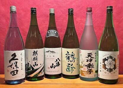 新潟の厳選酒蔵 純米吟醸飲み比べセット(720ml×6本)