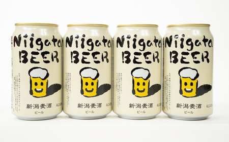 【大人気】新潟麦酒ビール（350ml×4缶）