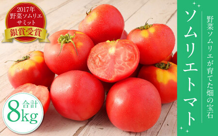 【2024年2月上旬発送開始】ソムリエ トマト  4kg × 2箱 合計8kg とまと