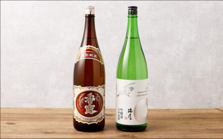 熊本県産酒 一升瓶 (1800ml) 2本 セット ( 瑞鷹 ・ 熊本県酒造研究所 ) お酒 酒 日本酒 飲み比べ 純米酒 吟醸酒